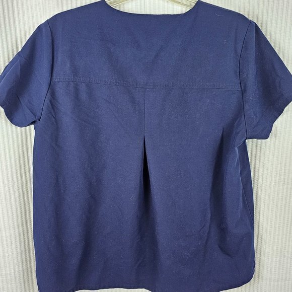 FIGS technical collection Navy‎ Blue Scrub Top See Desc. Measurements - Picture 2 of 8